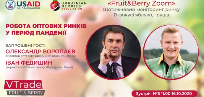 Гостями «Fruit&Berry Zoom» №5 будуть Іван Федишин та Олександр Воропаєв