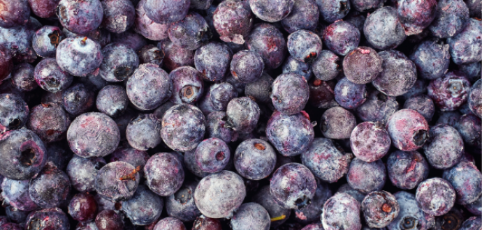 Frozen blueberries with potential for "strengthening prices"